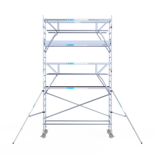 Euroscaffold Euroscaffold Euro 90x305x6,2m werkhoogte carbon vloer dubbele voorloopleuning