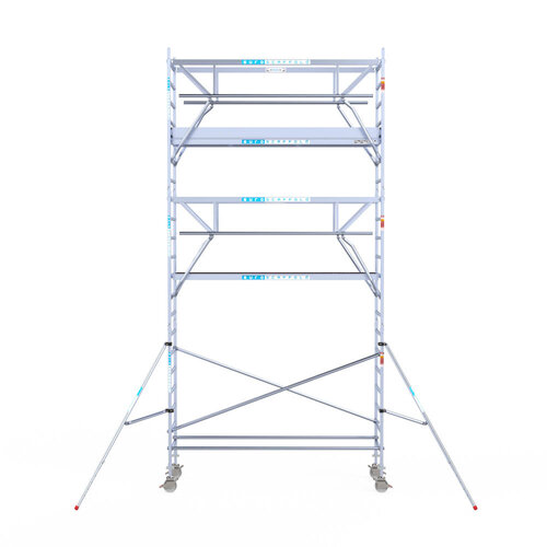 Euroscaffold Euroscaffold Euro 90x305x7,2m werkhoogte carbon vloer dubbele voorloopleuning