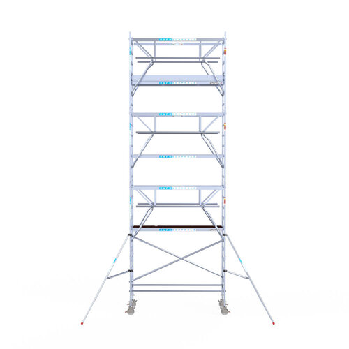 Euroscaffold Euroscaffold Euro 90x250x8,2m werkhoogte carbon vloer dubbele voorloopleuning