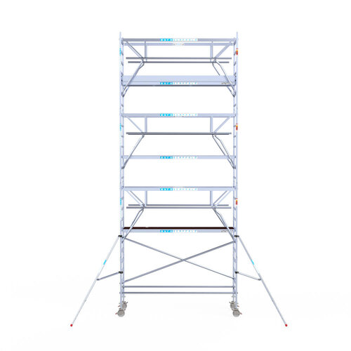Euroscaffold Euroscaffold Euro 90x305x8,2m werkhoogte carbon vloer dubbele voorloopleuning