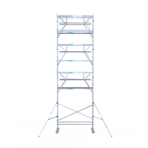Euroscaffold Euroscaffold Euro 90x250x9,2m werkhoogte carbon vloer dubbele voorloopleuning