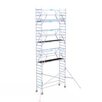 Euroscaffold Euroscaffold Euro 90x305x9,2m werkhoogte carbon vloer dubbele voorloopleuning