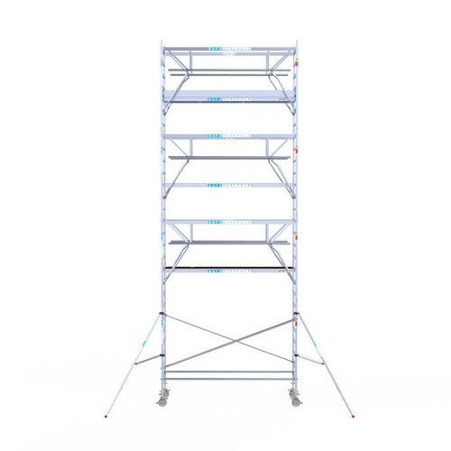 Euroscaffold Euroscaffold Euro 90x305x9,2m werkhoogte carbon vloer dubbele voorloopleuning