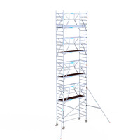 Euroscaffold Euroscaffold Euro 90x250x10,2m werkhoogte carbon vloer dubbele voorloopleuning