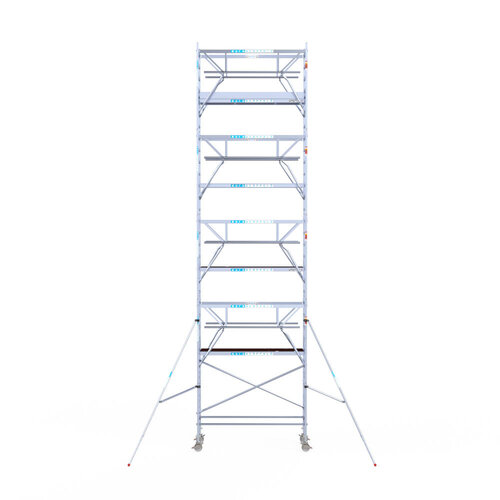 Euroscaffold Euroscaffold Euro 90x250x10,2m werkhoogte carbon vloer dubbele voorloopleuning