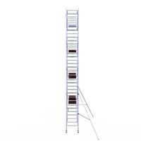 Euroscaffold Euroscaffold Euro 90x305x10,2m werkhoogte carbon vloer dubbele voorloopleuning