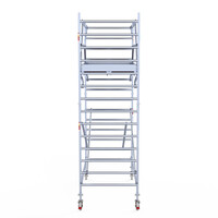 Euroscaffold Euroscaffold Euro 135x250x5,2m werkhoogte dubbele voorloopleuning