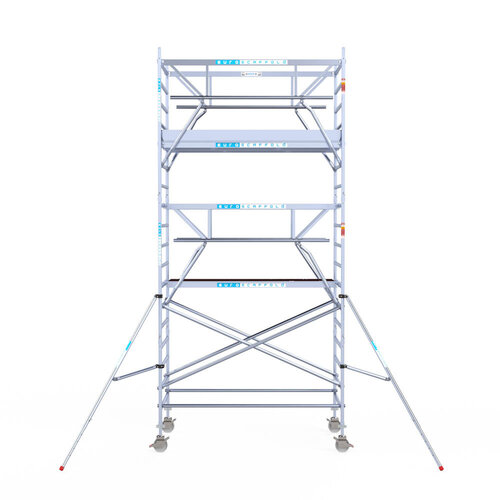 Euroscaffold Euroscaffold Euro 135x250x6,2m werkhoogte dubbele voorloopleuning