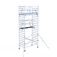 Euroscaffold Euroscaffold Euro 135x250x7,2m werkhoogte dubbele voorloopleuning