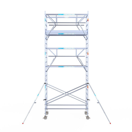 Euroscaffold Euroscaffold Euro 135x250x7,2m werkhoogte dubbele voorloopleuning