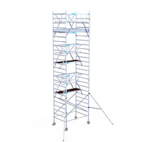 Euroscaffold Euroscaffold Euro 135x190x8,2m werkhoogte dubbele voorloopleuning