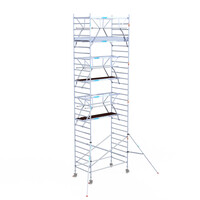 Euroscaffold Euroscaffold Euro 135x250x9,2m werkhoogte dubbele voorloopleuning