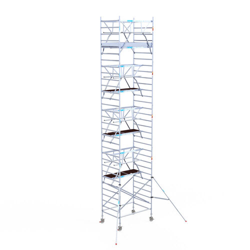 Euroscaffold Euroscaffold Euro 135x190x10,2m werkhoogte dubbele voorloopleuning