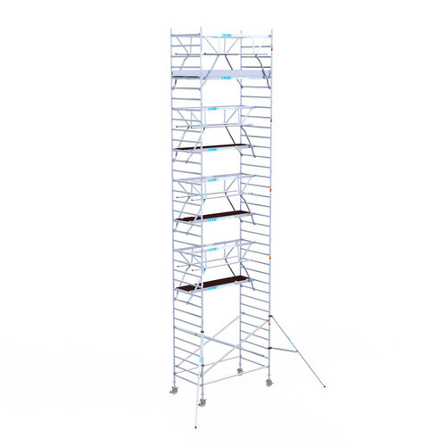Euroscaffold Euroscaffold Euro 135x250x11,2m werkhoogte dubbele voorloopleuning
