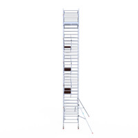 Euroscaffold Euroscaffold Euro 135x250x11,2m werkhoogte dubbele voorloopleuning