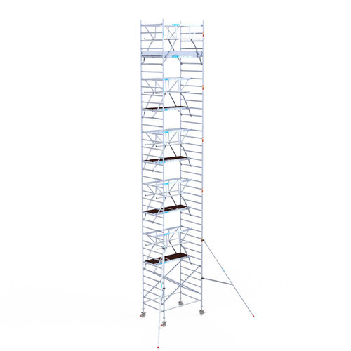 Euroscaffold Euroscaffold Euro 135x190x12,2m werkhoogte dubbele voorloopleuning