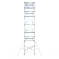 Euroscaffold Euroscaffold Euro 135x250x13,2m werkhoogte dubbele voorloopleuning