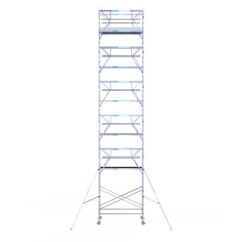 Euroscaffold Euroscaffold Euro 135x250x13,2m werkhoogte dubbele voorloopleuning