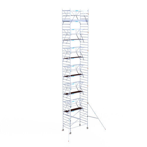 Euroscaffold Euroscaffold Euro 135x250x14,2m werkhoogte dubbele voorloopleuning