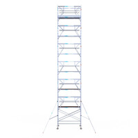 Euroscaffold Euroscaffold Euro 135x250x14,2m werkhoogte dubbele voorloopleuning