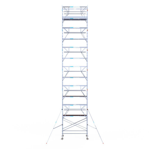 Euroscaffold Euroscaffold Euro 135x250x14,2m werkhoogte dubbele voorloopleuning