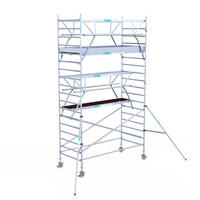 Euroscaffold Euroscaffold Euro 135x305x6,2m werkhoogte carbon vloer dubbele voorloopleuning