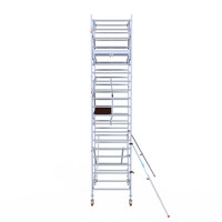 Euroscaffold Euroscaffold Euro 135x250x7,2m werkhoogte carbon vloer dubbele voorloopleuning