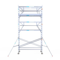 Euroscaffold Euroscaffold Euro 135x305x7,2m werkhoogte carbon vloer dubbele voorloopleuning