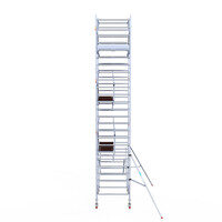 Euroscaffold Euroscaffold Euro 135x190x8,2m werkhoogte carbon vloer dubbele voorloopleuning