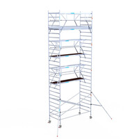 Euroscaffold Euroscaffold Euro 135x305x9,2m werkhoogte carbon vloer dubbele voorloopleuning