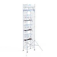 Euroscaffold Euroscaffold Euro 135x190x10,2m werkhoogte carbon vloer dubbele voorloopleuning