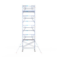 Euroscaffold Euroscaffold Euro 135x250x10,2m werkhoogte carbon vloer dubbele voorloopleuning