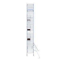 Euroscaffold Euroscaffold Euro 135x190x11,2m werkhoogte carbon vloer dubbele voorloopleuning