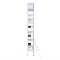 Euroscaffold Euroscaffold Euro 135x250x12,2m werkhoogte carbon vloer dubbele voorloopleuning