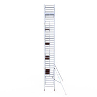 Euroscaffold Euroscaffold Euro 135x305x12,2m werkhoogte carbon vloer dubbele voorloopleuning