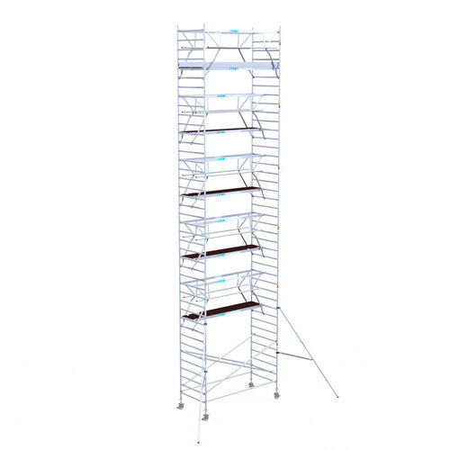 Euroscaffold Euroscaffold Euro 135x305x13,2m werkhoogte carbon vloer dubbele voorloopleuning