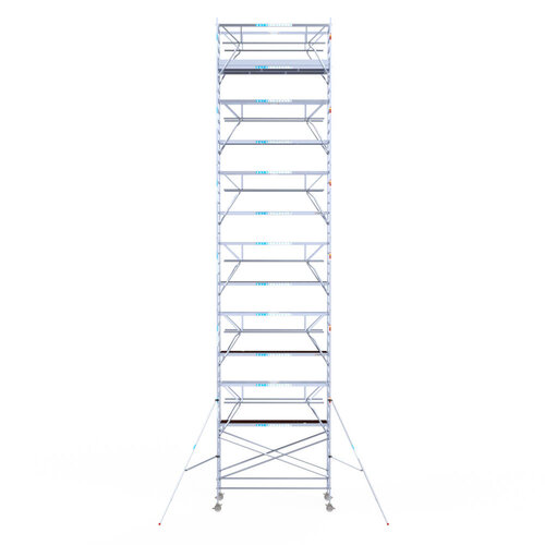 Euroscaffold Euroscaffold Euro 135x305x14,2m werkhoogte carbon vloer dubbele voorloopleuning