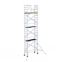 Euroscaffold Basis rolsteiger 75 x 190 x 8,2m werkhoogte