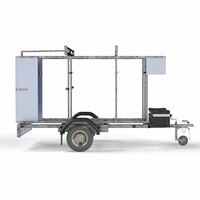 Euroscaffold Steigeraanhanger 2,5 meter - Afsluitbaar
