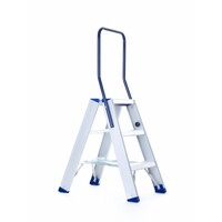 Eurostairs Eurostairs Dubbele trap professioneel 3 treden Eurostairs Eurostairs Dubbele trap professioneel 3 treden