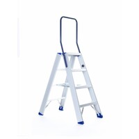 Eurostairs Eurostairs Dubbele trap professioneel 4 treden Eurostairs Eurostairs Dubbele trap professioneel 4 treden