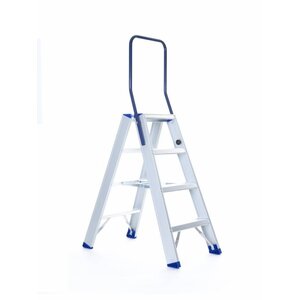 Eurostairs Eurostairs Dubbele trap professioneel 4 treden Eurostairs Eurostairs Dubbele trap professioneel 4 treden