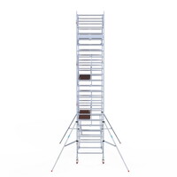 Euroscaffold Rolsteiger Professional 135x250 8,2m werkhoogte carbon vloer dubbele voorloopleuning