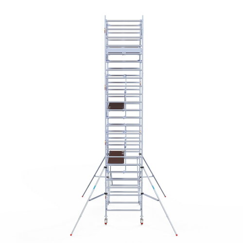 Euroscaffold Rolsteiger Professional 135x250 8,2m werkhoogte carbon vloer dubbele voorloopleuning