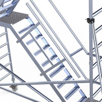 Eurostairs Steigertrap binnenleuning 250cm