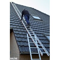Solide Dakladder 3m 1x 12 treden Solide Dakladder 3m 1x 12 treden