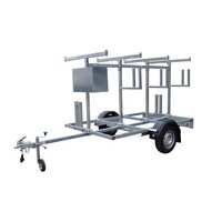 Euroscaffold NIEUW! Steigeraanhanger + Rolsteiger Professional 135 x 305 x 12,2m werkhoogte + enkele voorloopleun
