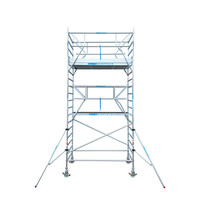 Euroscaffold NIEUW! Steigeraanhanger + Rolsteiger Professional 135 x 305 x 12,2m werkhoogte + enkele voorloopleun