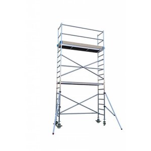 Euro rolsteiger 75 x 190 x 6,2m werkhoogte met lichtgewicht platform
