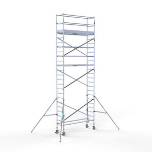 Euro rolsteiger 75 x 250 x 8,2m werkhoogte met lichtgewicht platform